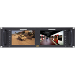 Dual 7" 1920x1200 LCD Monitors in a Rack-Mount