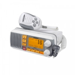 White IPX8 Fixed Mount Marine Radio