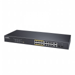 16xFE PoE + 2xGbE Combo Unmanaged Switch