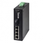 Industrial 4xFE PoE and 1xFE SC 30KM Switch