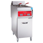 Electric Floor Fryer, 50 lb, Com Controls, Filtration
