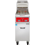 PowerFry3 Gas 50 lb Floor Fryer, Com Controls, Filter