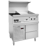 Endurance Natural Gas Range, 36", Standart Base