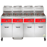 Natural Gas Floor Fryer, 360 lb, Digital Controls