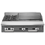 V Series Natural Gas 36" Thermostatic Range, Griddle