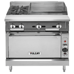 V Series Natural Gas 36" Thermostatic Range, Convect