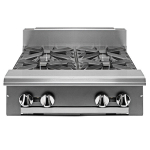 V Series Natural Gas 4 Burner 24" Modular Range