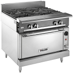 V Series Natural Gas 4 Burner 36" Range, Convection