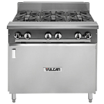 V Series Natural Gas 6 Burner 36" Range, Base
