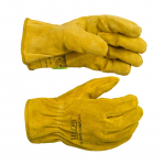 Gloves Split Cowhide Straight Thumb M