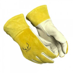 DEERSOsoft Welder Gloves Deerskin Cowhide Back M