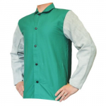 FR Clothing 30" Jacket Cotton Leather Sleeves 4XL
