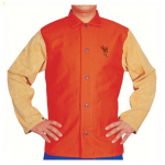 COOL FR Safety Orange Hybrid Welding Jacket 4XL