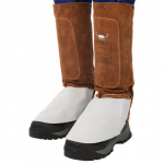 Lava Brown Spat Leather Legging & Shoe Cover