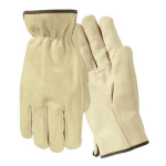 Grain Leather Driver Economy Glove, Large