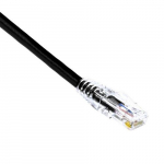 2ft CAT 5E Black RJ45 Snagless Patch Cable