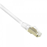 3ft White CAT6A Booted STP Patch Cable
