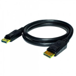 6 Display Port Male to Male Cable, Black