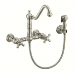 Wall Mount Faucet w/ Traditional Spout