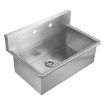 Brushed SS Commercial Drop-in or Wall Mount Sink