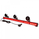 7 Series 31" LED Strobe Light Bar, Red