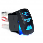 5 Pin Laser Blue Center On/Off Rocker Switch