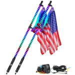 Monsoon Series Flag Pole Light, 2PC