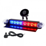 Cadet Series 8" LED Strobe Lights, Red/Blue