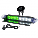 Cadet Series 8" LED Strobe Lights, White/Green