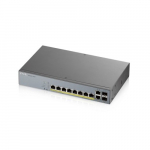 8-Port GbE Smart Managed PoE Switch with GbE Uplink