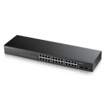 24-Port GbE Smart Managed Switch with GbE Uplink