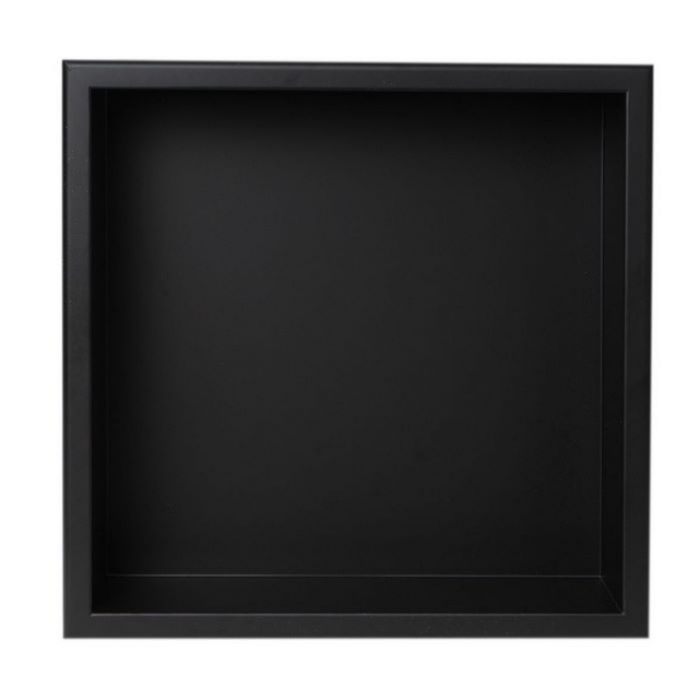 Buy ALFI Brand ABNC1616BLA, 16" x 16" Square Single Shelf Shower Niche