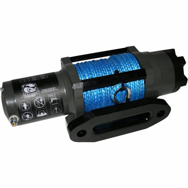 Buy Bulldog Winch 15023, 6000lb Powersports Winch with Synthetic Rope